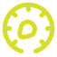 spedometer yellow